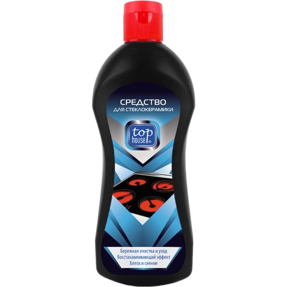 Изображение товара Средство для стеклокерамики TOP HOUSE 320 мл для ухода и чистки поверхности