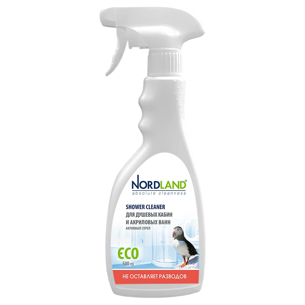 Изображение товара Средство для чистки душевых кабин NORDLAND 500 мл безопасное эффективное