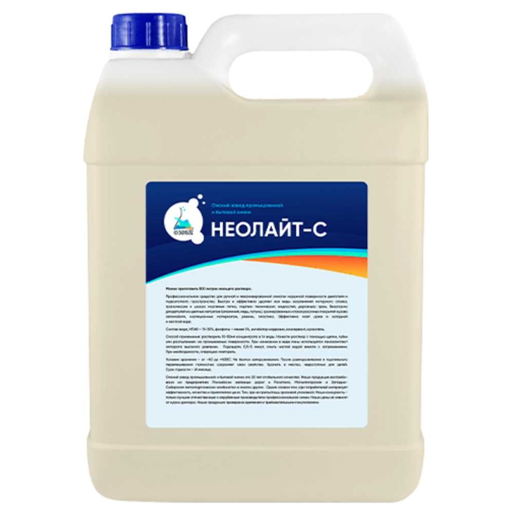 Изображение товара Гель для стирки Неолайт С сильных загрязнений 10л роза универсальный