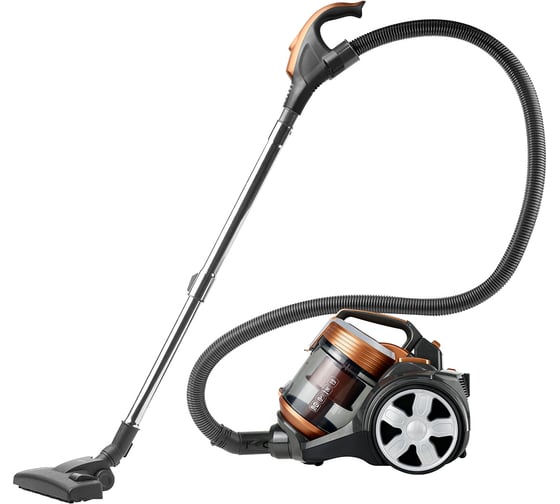 Изображение товара Пылесос Centek 2400/450Вт, пылесборник 3.0л, дистан управ на ручке, 2xHEPA, металлич. труба CT-2543