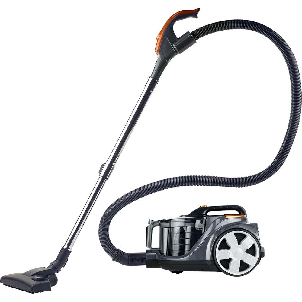 Изображение товара Пылесос Centek 2400/450Вт, пылесборник 3.0л, дистан управ на ручке, 2xHEPA, металлич. труба CT-2544