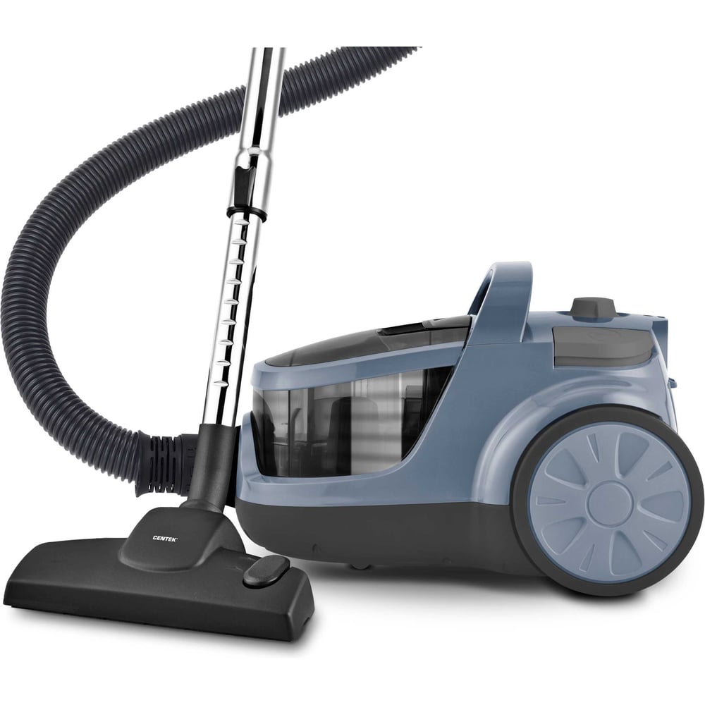 Изображение товара Пылесос Centek 2400Вт, пылесборник 2.0л, низкий уровень шума, 2HEPA, металлич. труба CT-2547