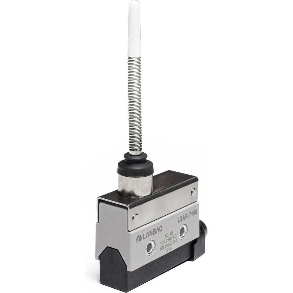Изображение товара Kонцевой выключатель мгновенного действия Lanbao LSAR7-166 корпус 54x21,1x124,5 цинковый сплав, IP65, NO/NC пружинный рычаг 08-00052611