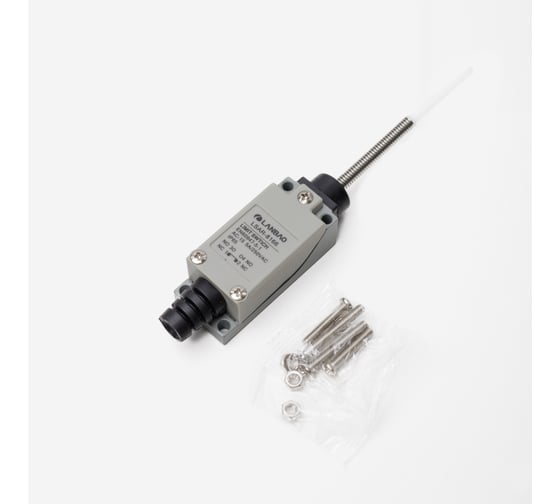 Изображение товара Kонцевой выключатель мгновенного действия Lanbao LSAR-8166 корпус 28x25,5x177,9 цинковый сплав, IP65, NO/NC пружинный рычаг 08-00052616