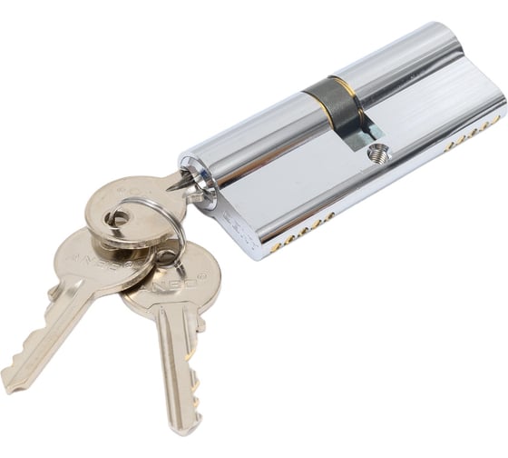 Изображение товара Цилиндр замка ANBO 2200 ключ/ключ, английский, 3 ключа, никель 4040 l3597 ANBO22004040