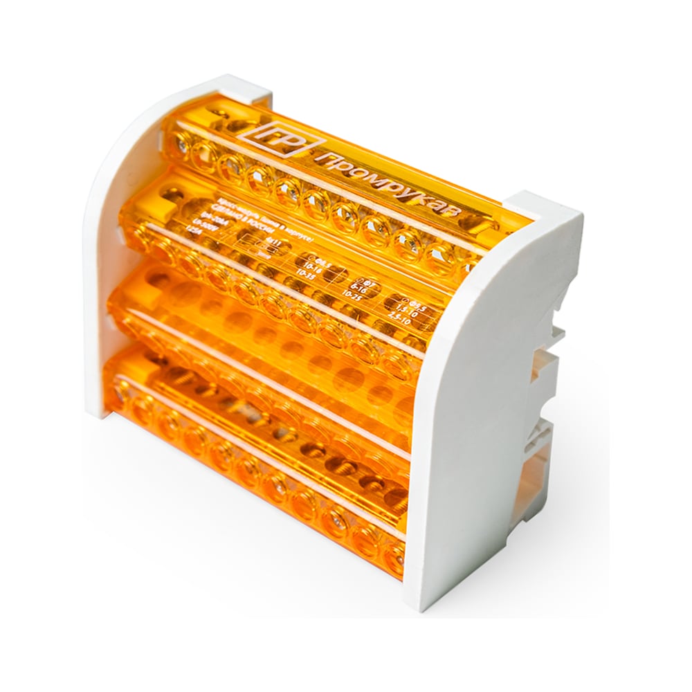 Изображение товара Шина на DIN-рейку Промрукав 4х11 в корпусе кросс-модуль PR08.32833