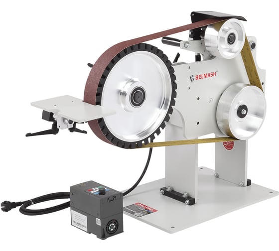 Изображение товара Станок шлифовальный ленточный Белмаш BGM-822PVS S353A