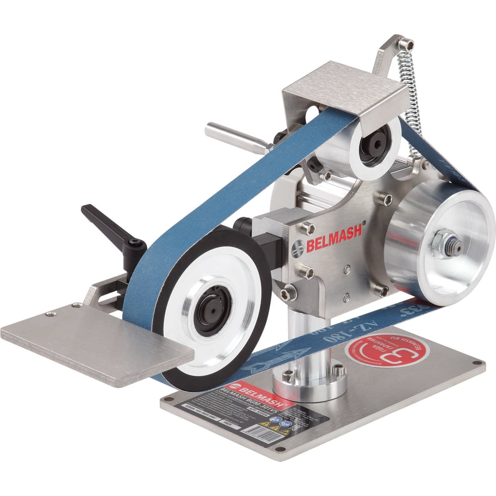 Изображение товара Шлифовальный станок ленточный Белмаш BGM-301VS S350A для деревянных и металлических поверхностей