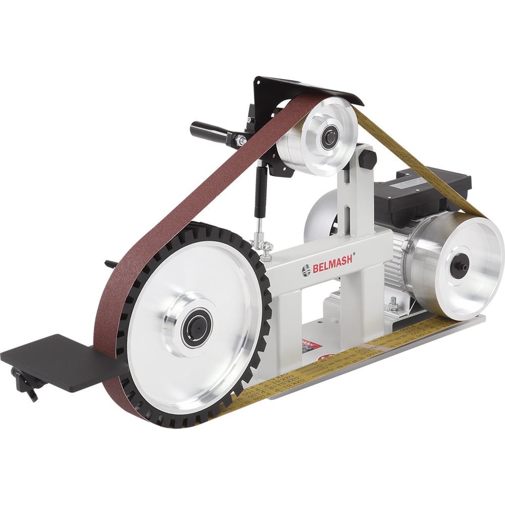 Изображение товара Шлифовальный ленточный станок Белмаш BGM-822 S351A для дерева и металла