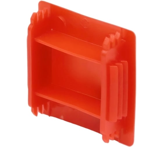 Изображение товара Заглушка STALMAX LMS PS 41х41 для монтажного профиля (арт. 10548) пластик (уп. 50 шт) 10548-023