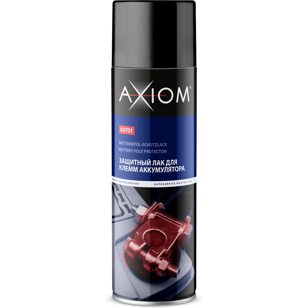 Изображение товара Защитный лак для клемм аккумулятора AXIOM A9701 0.65л аэрозоль