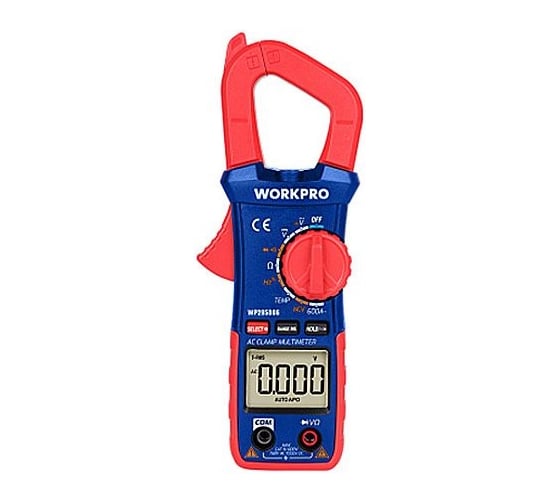 Изображение товара Мультиметр цифровой Workpro зажимной WP295006