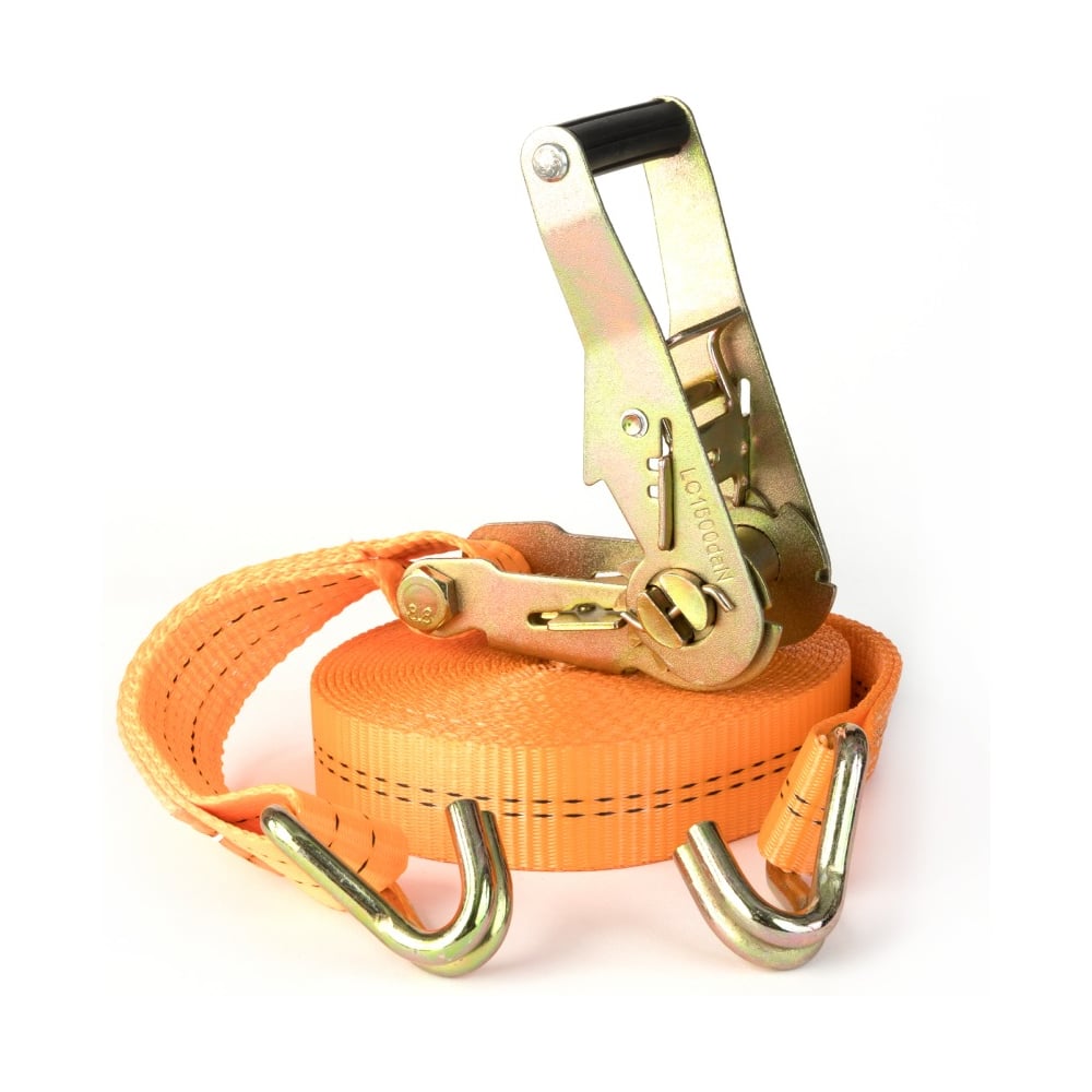 Изображение товара Стяжной ремень 50мм 8м 5 тонн оранжевый ПК Такелаж R5003DH-5-8O