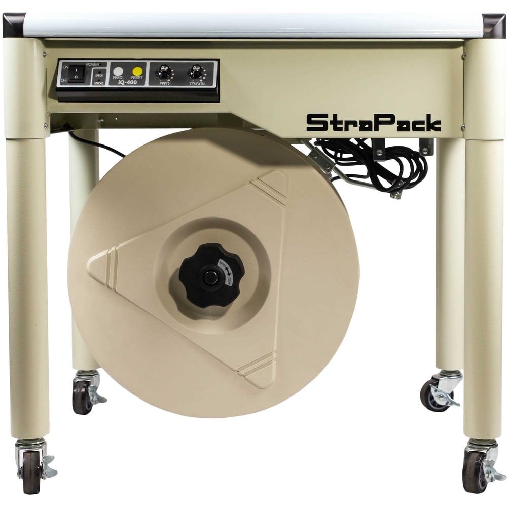Изображение товара Полуавтоматическая стреппинг машина ВОЛГА ПОЛИМЕР (5-15 мм) StraPack IQ-400