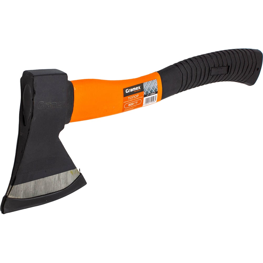 Изображение товара Топор Gramex 600гр. с фиберглассовой двухкомпонентной ручкой, кованый, (6/24) 018323 Изображение товара Топор Gramex 600гр. с фиберглассовой двухкомпонентной ручкой, кованый, (6/24) 018323