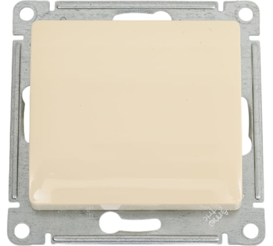 Изображение товара Нажимная кнопка Systeme Electric Glossa Бежевый, сх.1, 10АХ SE GSL000215