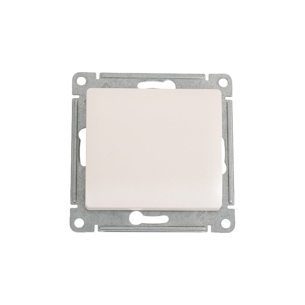 Изображение товара Нажимная кнопка Systeme Electric Glossa Перламутр сх.1, 10AX SE GSL000615