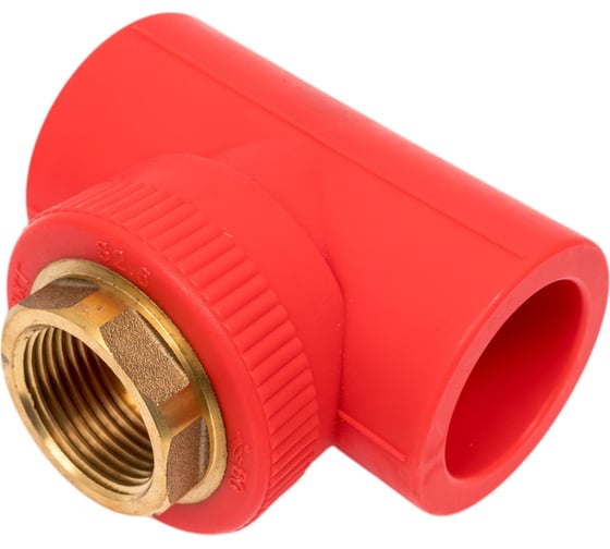 Изображение товара Тройник Blue Ocean "Fire Secure" (вн) - 40x1" под ключ, противопожарный полипропилен Fire-S-B1 PPRF/HITT(R)-40х1"