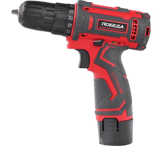 Изображение товара Аккумуляторная дрель-шуруповерт Победа ДА-12П/1 Ли 180201626