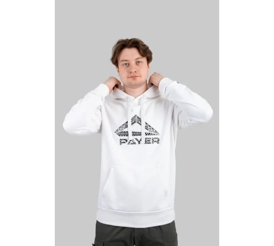 Изображение товара Толстовка PAYER мерч, футер, белый_р-р 48-50 рост 170-176 4660335524051