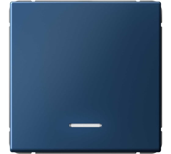 Изображение товара Механизм 1-клавишного выключателя кнопочного с подсветкой Systeme Electric ARTGALLERY 10А, аквамарин GAL001116