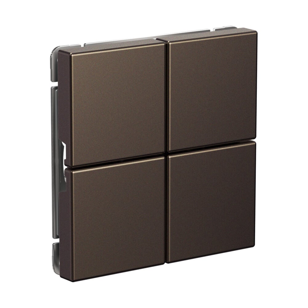 Изображение товара Выключатель Systeme Electric 4-клавишный сценарный ArtGallery, сх. 1, механизм, Мокко GAL000674