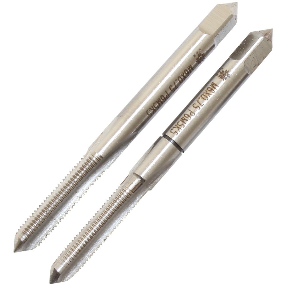 Изображение товара Метчик М 6,0х0,75 Р6М5К5 ТLX комплект из 2 шт. для обработки металла