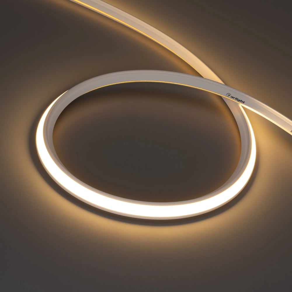 Изображение товара Гибкая неоновая лента Arlight MOONLIGHT 3D 10x10мм 24V теплый белый 5м IP67