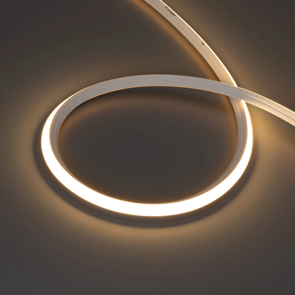 Изображение товара Гибкий неон Arlight MOONLIGHT-3D-X544 10x10 мм 24V теплый белый 5м IP67