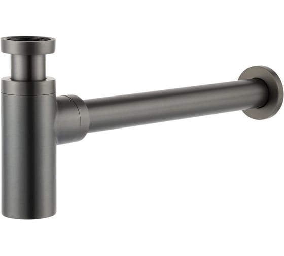 Изображение товара Сифон латунный круглый для раковины VIEIR графит VRQ34-G