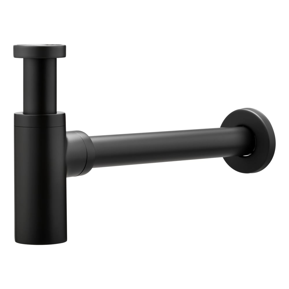 Изображение товара Сифон латунный круглый VIEIR VRQ34-C черный