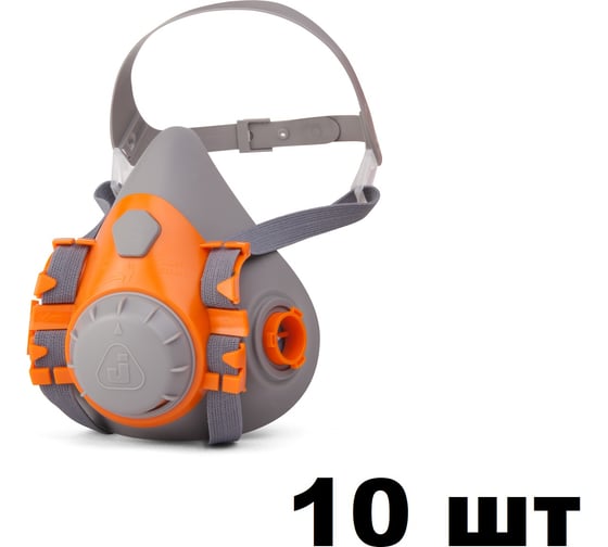 Изображение товара Фильтрующая полумаска  из силикона, размер M, 10 шт Jeta Safety 6500-box-M