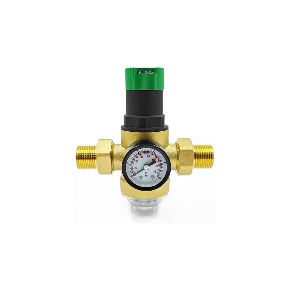Изображение товара Регулятор давления воды VIEIR 1/2 с манометром JC172 для систем холодного водоснабжения
