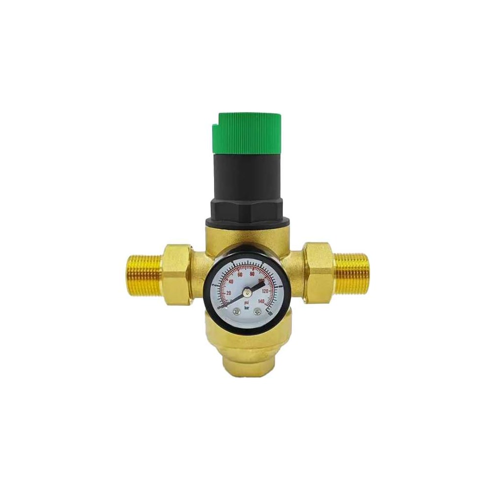 Изображение товара Регулятор давления воды VIEIR 1/2 с манометром для защиты бойлеров и сантехники