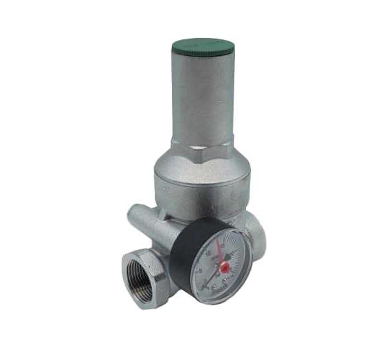 Изображение товара Регулятор давления воды VIEIR 1/2 вр/вр с манометром фильтр-редуктор для магистрали холодной и горячей воды 2855-12 2855 12