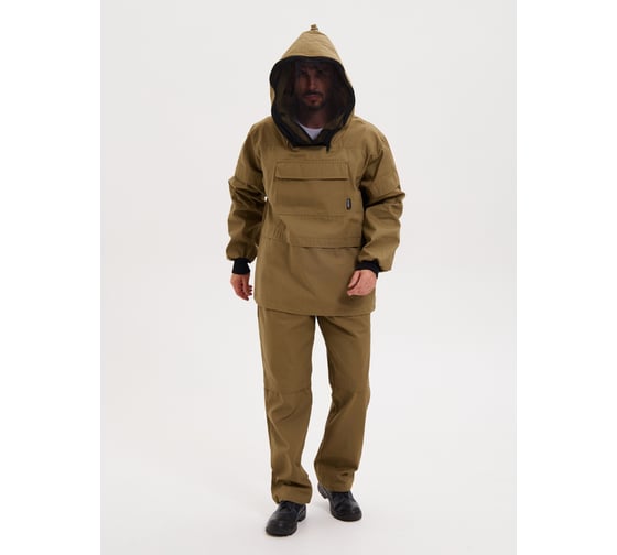 Изображение товара Костюм Антигнус РАССО Плюс (ткань палатка, хаки), р.60-62/170-176 76906 (60/170)