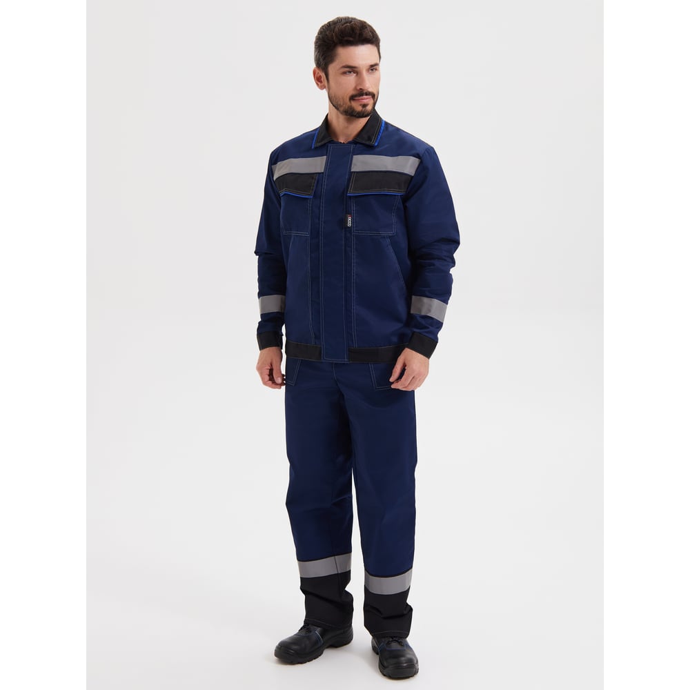 Изображение товара Костюм система РАССО мужской в темно-синих, черных и васильковых цветах, размер 48-50