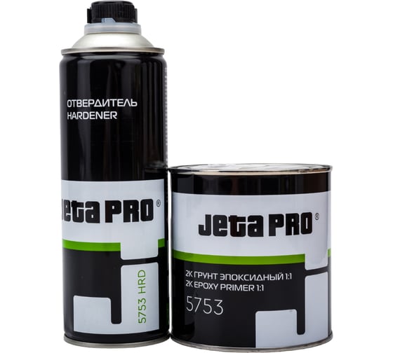 Изображение товара Эпоксидный грунт изолятор + отвердитель Jeta PRO (1:1; серый) 5753