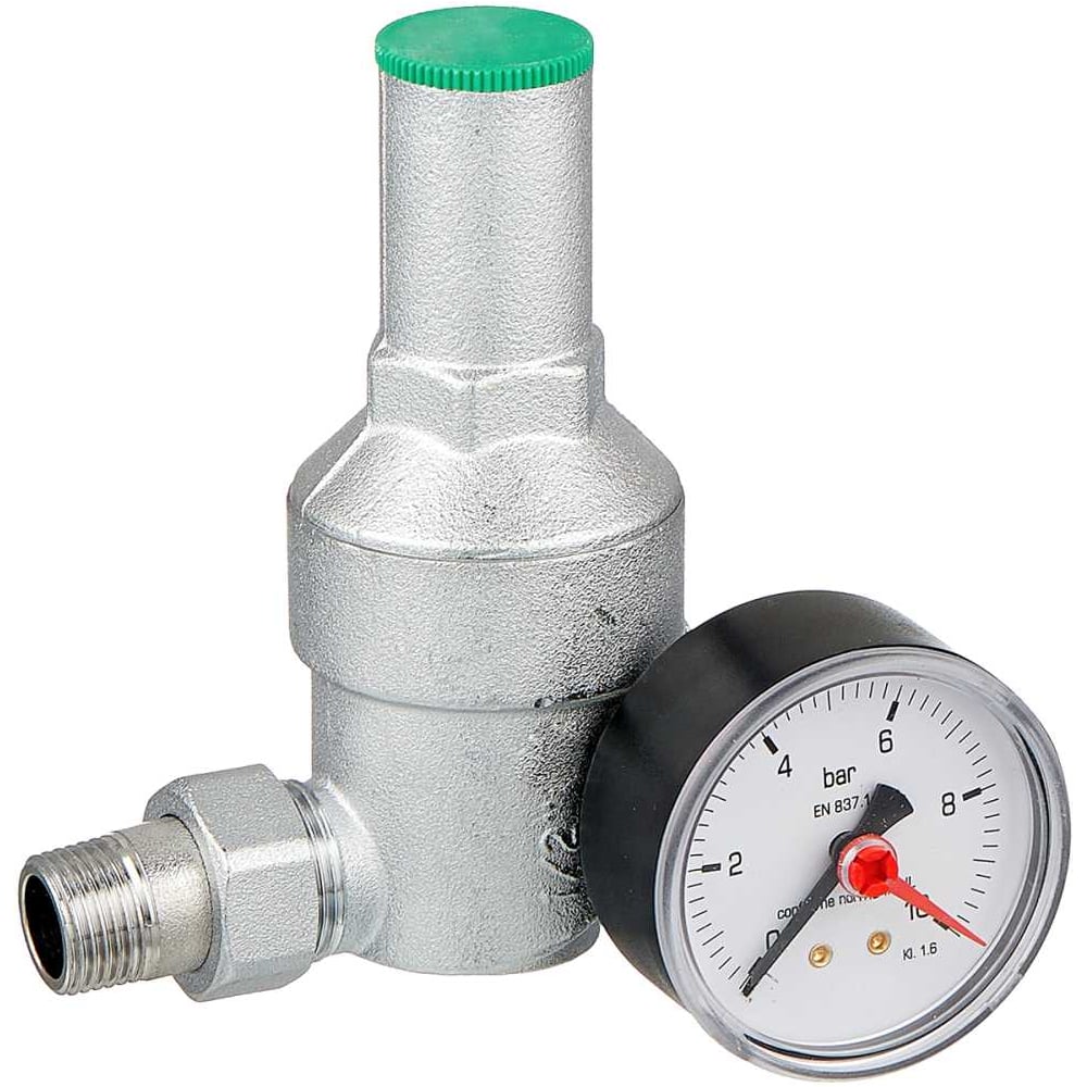 Изображение товара Редуктор давления воды VIEIR 1/2 нр с манометром и фильтром-редуктором