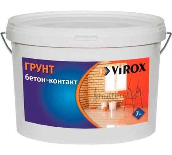 Изображение товара Грунт акриловый бетон-контакт VIROX 6кг 8589