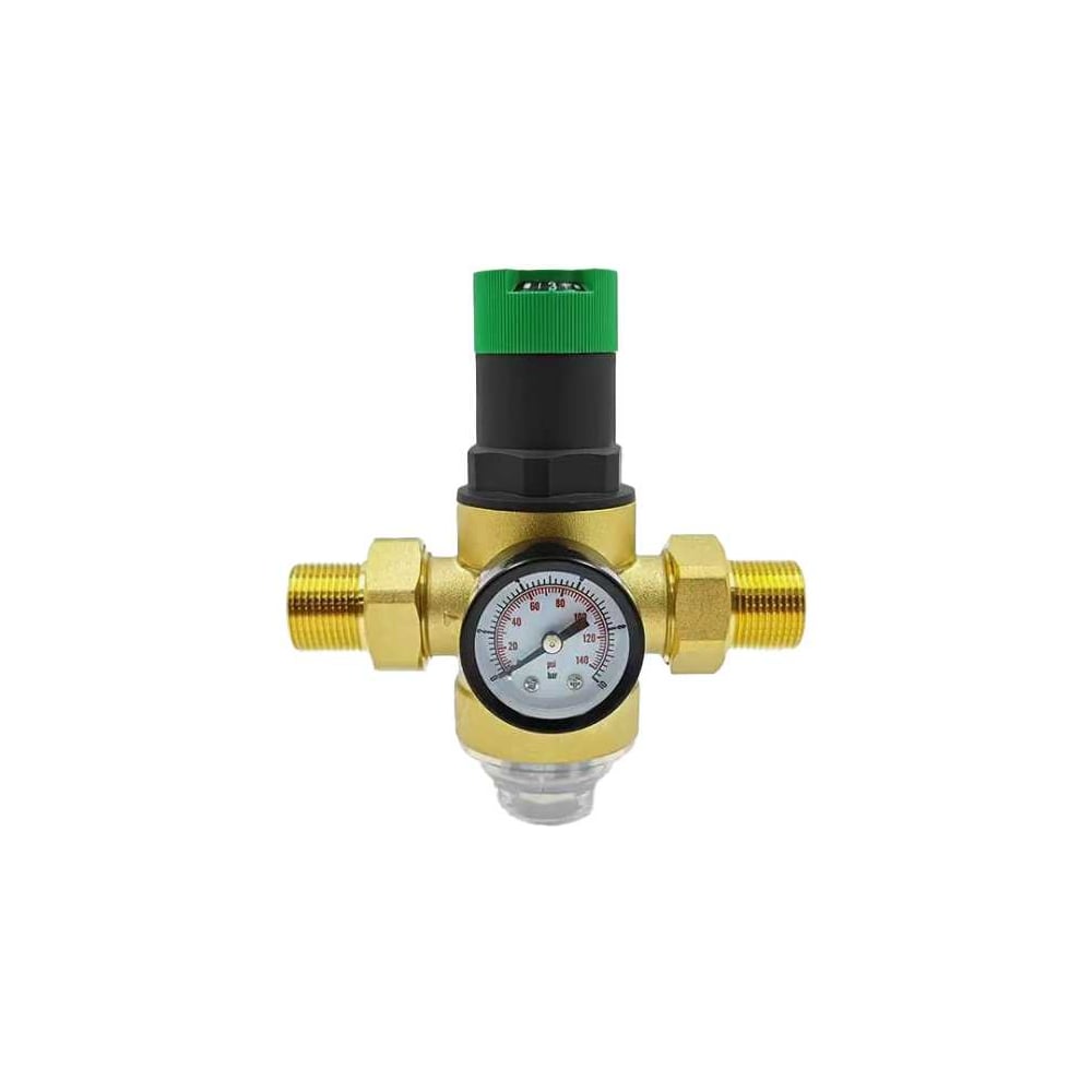 Изображение товара Регулятор давления воды VIEIR 3/4 с манометром JC174 для систем водоснабжения