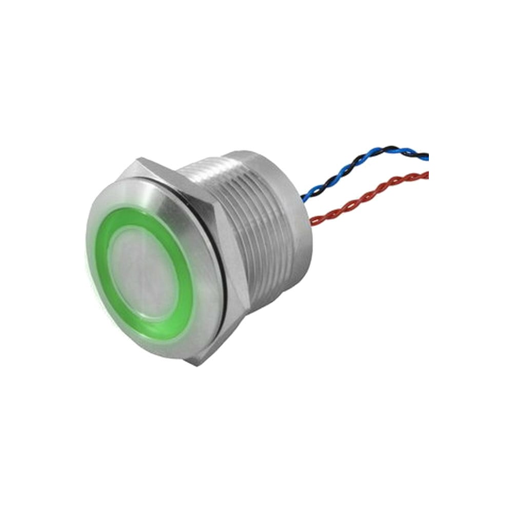 Изображение товара Кнопка пьезо RUICHI RPS19E G с подсветкой и высокой степенью защиты