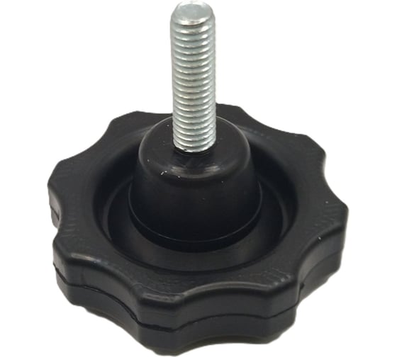 Изображение товара Болт-барашек РПА М8 х 20мм фиксирующий с пластиковым барашком d42 (10 шт в упаковке) ББ--8/20-10 ББ-РПА-8/20-10