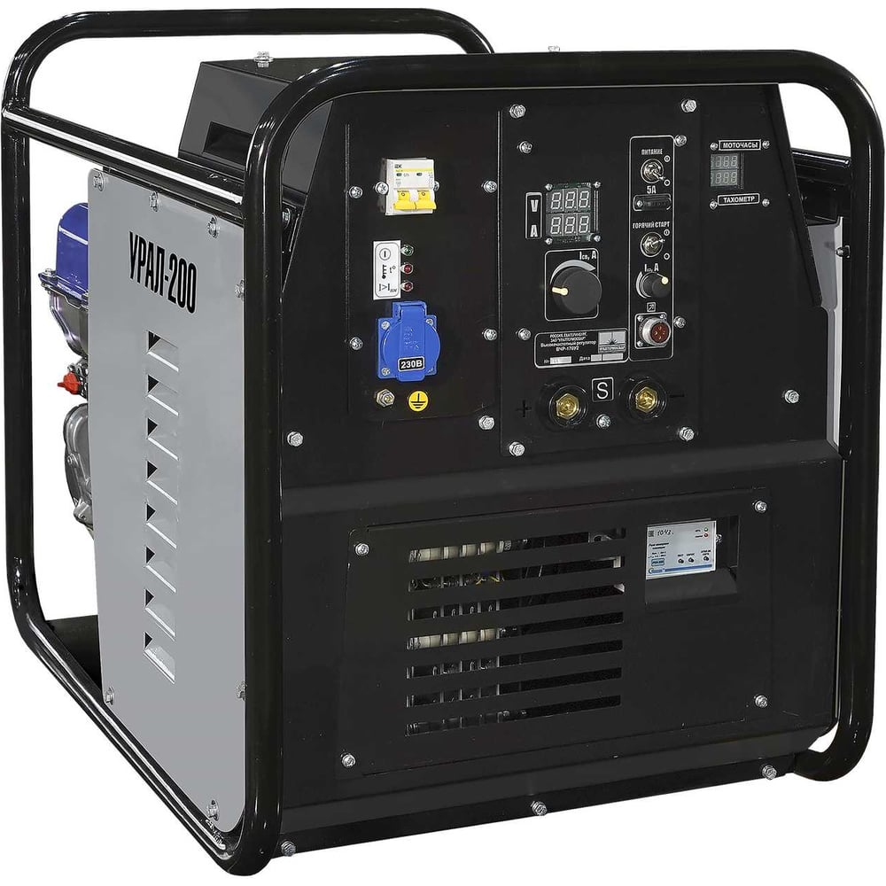 Изображение товара Бензиновый сварочный генератор УРАЛ Урал-190 АО Уралтермосвар увеличенный бак 16л, на колесах 00-00012541