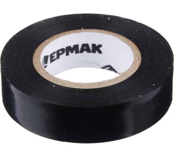 Изображение товара Изолента ЕРМАК премиум класс, 18 мм х 20 м, черная 672-036