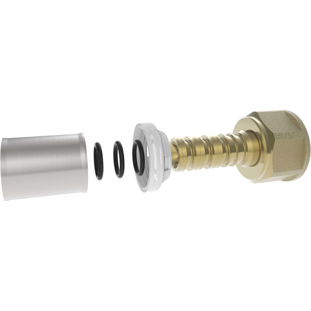 Изображение товара Штуцер RIIFO Omni пресс латунь нержавеющая сталь 75-2 1/2НГ профессиональный