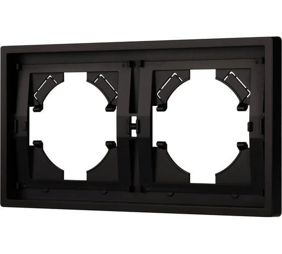 Изображение товара Рамка Arlight пластиковая FRM-TENDO-PL-2-BK 1шт 053840