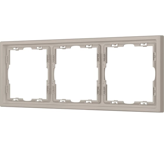 Изображение товара Рамка Arlight пластиковая FRM-NOBE-SFPL-3-CA 1шт 059458