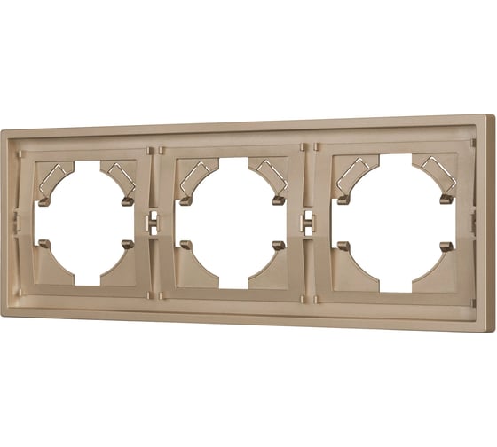 Изображение товара Рамка Arlight пластиковая FRM-TENDO-PL-3-GD 1шт 053846