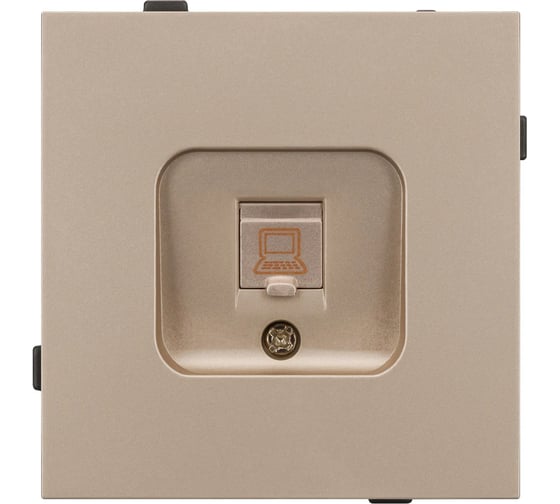 Изображение товара Механизм компьютерной розетки Arlight SCT-TENDO-MPC1-PL-GD 1шт 054099